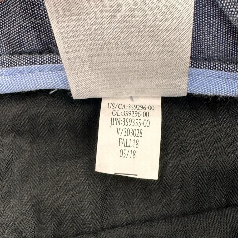 Banana Republic Mens Pants Aiden Fit Chino 34x31 Navy‎ Blue Cotton Preppy Casual